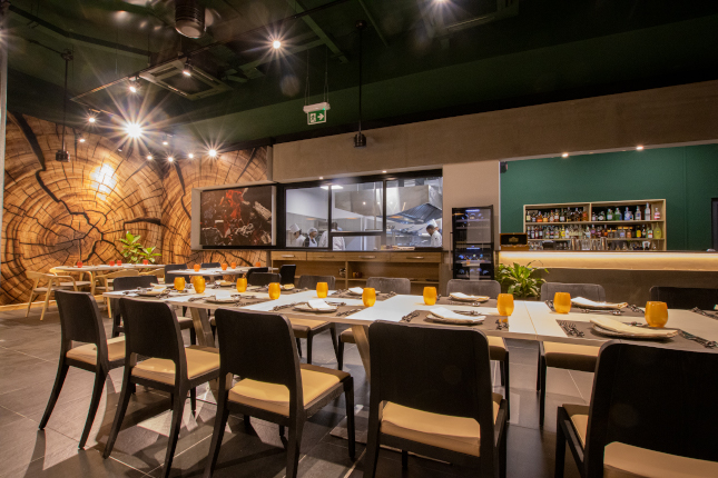 The grillhouse main room restaurant - steakhouse and Burger